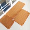 1.5CM Thick Carpet For Bathroom Soft Coral Fleece Absorbent Anti-slip Silica Foot Mat Living Room Bedroom Floor Mat 3 Piece/set