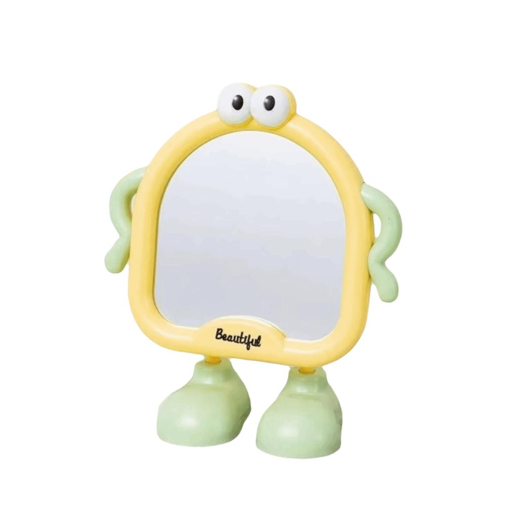 Adjustable Angle Makeup Mirror High Definition Desktop Mirror Portable Decorative Mirror  Dresser жёлтый