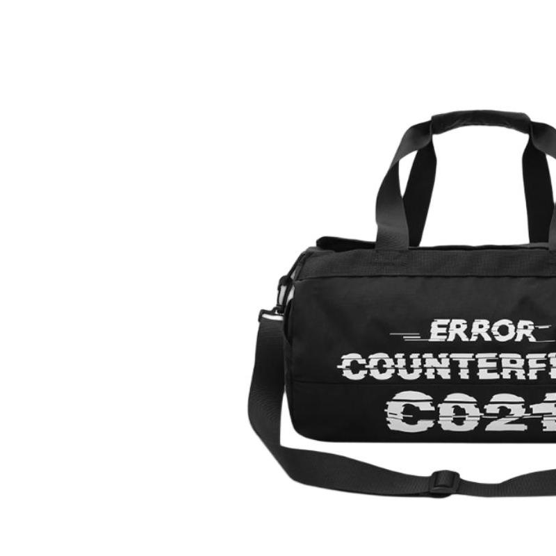 New LiNing Polyester Gym Bag Medium Size Unisex Black ABLS744