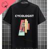 Never Underestimate An Old Guy On A Bicycle Funny Cycling Tshirt Slogan Graphic Design Tee Casual Shortsleev Cotton Tshirt