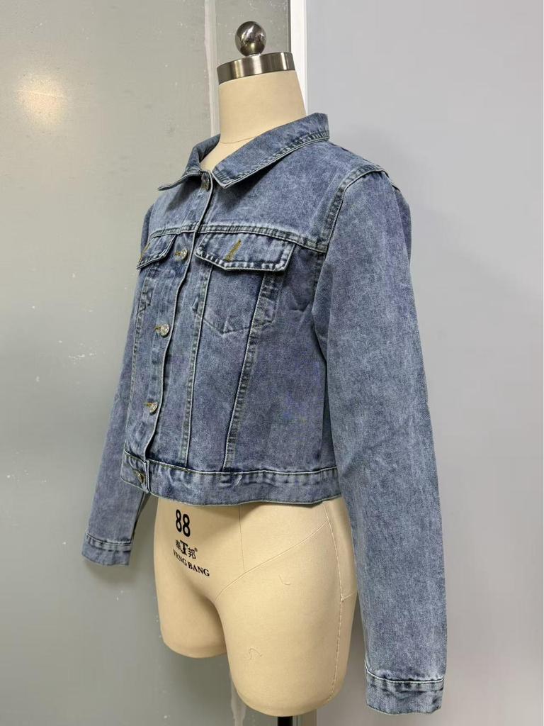 Retro Women's Short Denim Jacket