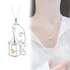 Künstlerischer Tier Vogelkäfig Anhänger Schmuck Für Frauen Männer Lässige Mode Geschenk