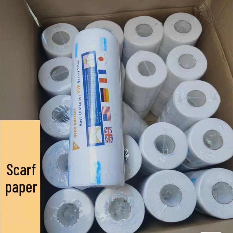 Disposable Neck Protector Paper for Haircuts - Barber and Salon Supplies