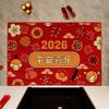 Cartoon Pattern Chinese New Year Door Mat 40*60cm Non-slip Horse Year Floor Mat Horse Pattern New Year Carpet Entrance Door Rug