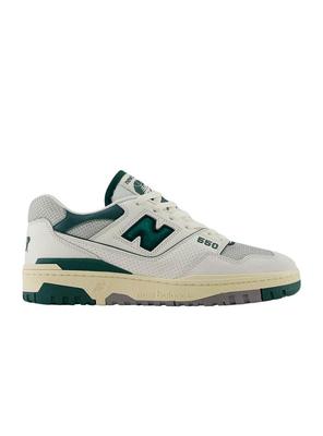 Sneakers New Balance Weiß und Grün BB550CPE