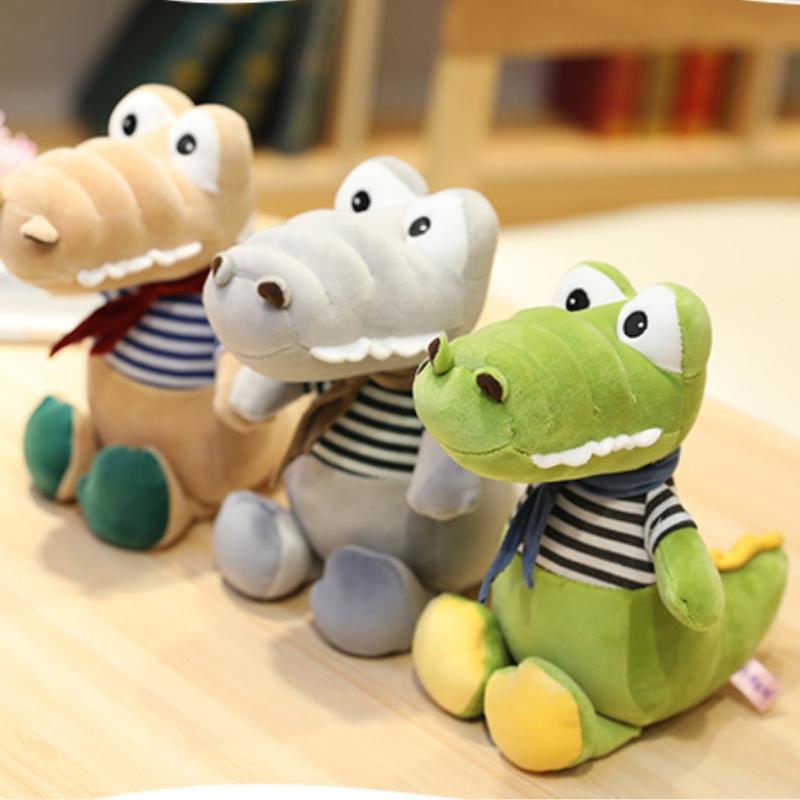 Sale  Green Crocodile Plush Toy Soft Stuffed Alligator Animals Doll Mr. Crocodile Cartoon Toy Friend Birthday Gifts Present