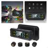 Solar Powered Car Tire Pressure Sensor with Temperature and LCD Display Panel & USB