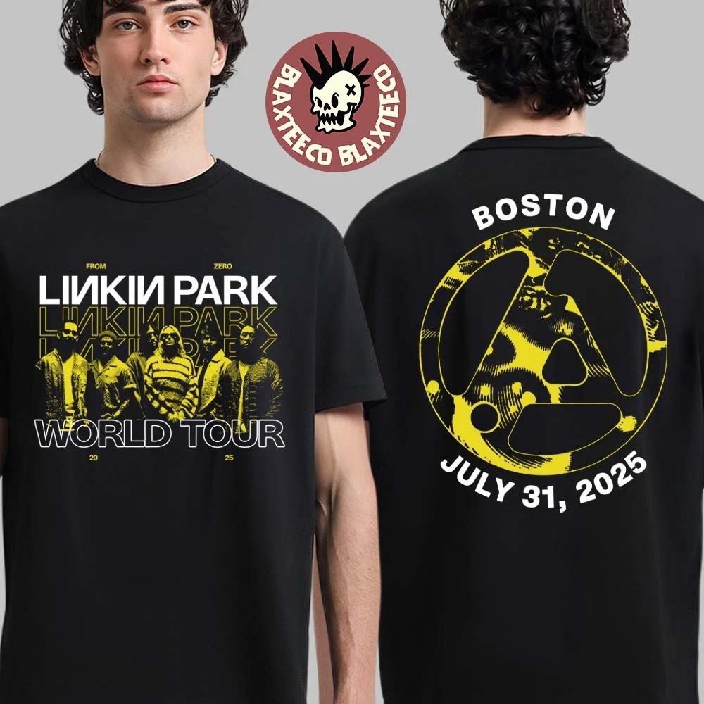 Linkin Park From Zero World Tour Boston Massachusetts 2025 T-Shirt