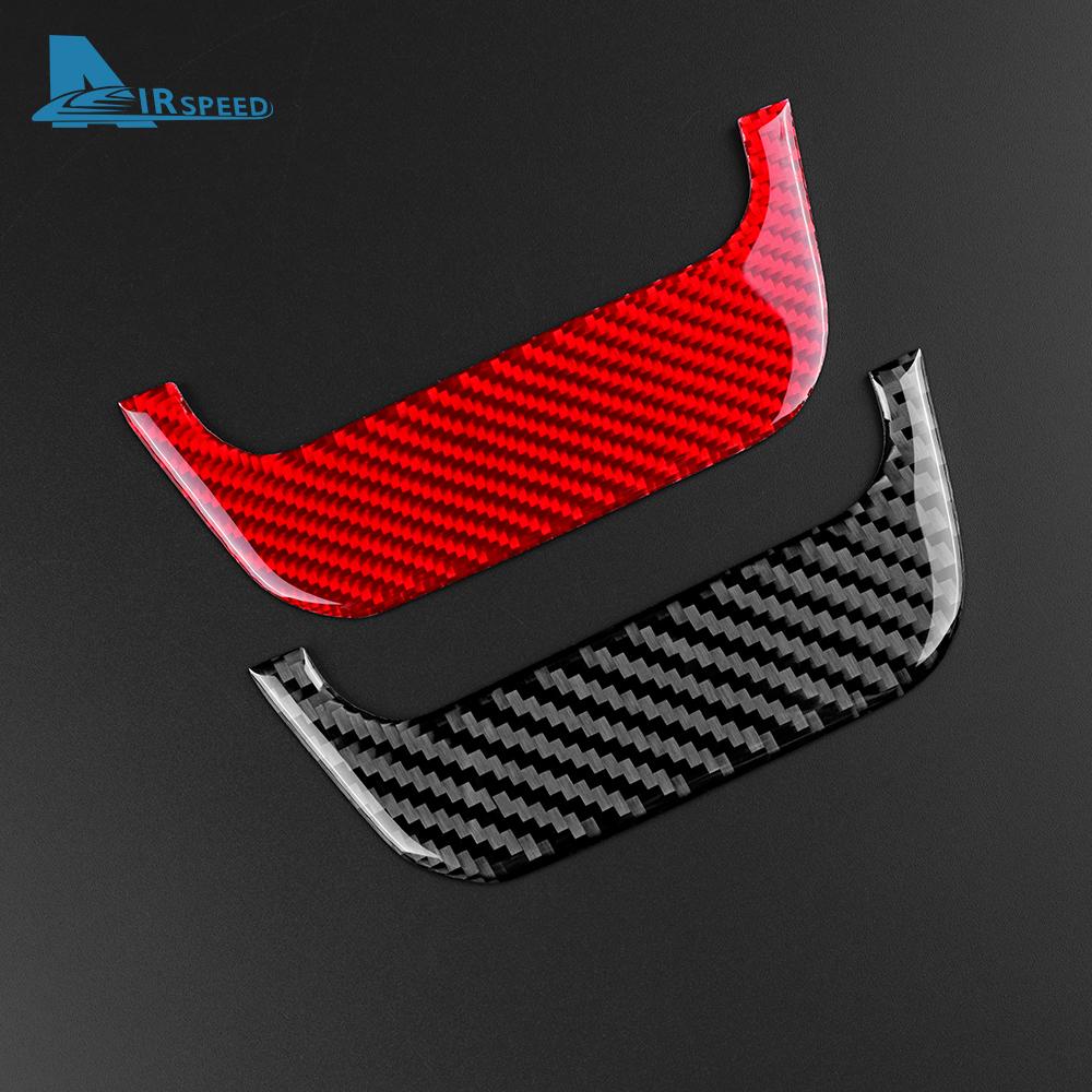 Real Carbon Fiber For BMW 5 Series M5 E39 1998-2003 Storage Box Front Armrest Handle Panel Stickers Interior Trim