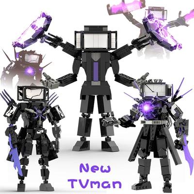Skibidi Man Toilet Speakerman G-man Titan Tv king 8.0 Set de Bloques de Construcción Figuras de Acción de Anime Juguetes Modelo para Niños Regalo de Cumpleaños