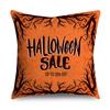 Halloween Theme Horror Pumpkin Wizard Print Pattern Cushion Cover Home Living Room Sofa Decoration Square Throw Pillow
