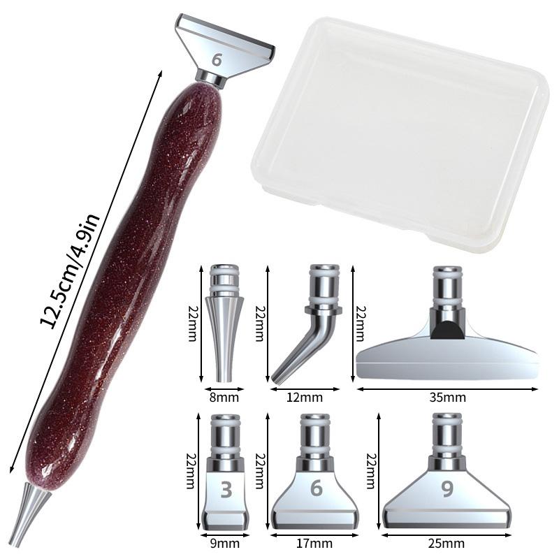 Diamond Art Painting Tools Glitter 5D Diamond Art Drill Pen Sticky Drill Dot Pen DIY Diamond Painting Kit Rhinestone Picker