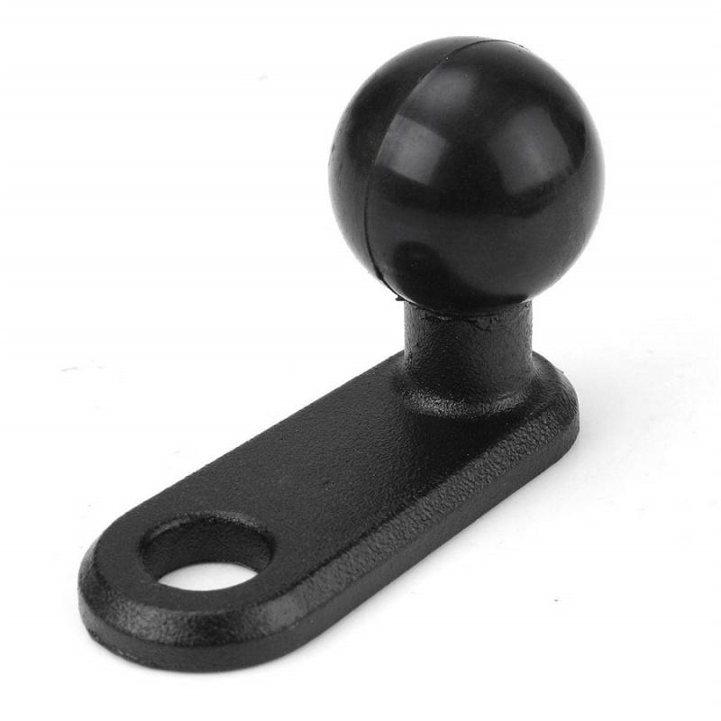 New 1" Ball Mount Base w/10mm Hole for Motorcycle Rearview Mirror/Phone Bracket Base