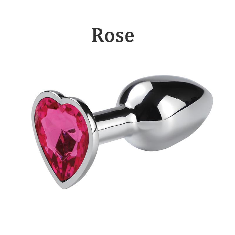 Juguetes sexuales con tapón Anal de acero inoxidable liso, tapón Anal, joyería de cristal, entrenador para mujeres, hombre, consolador Anal Runyu, Sex Shop para adultos