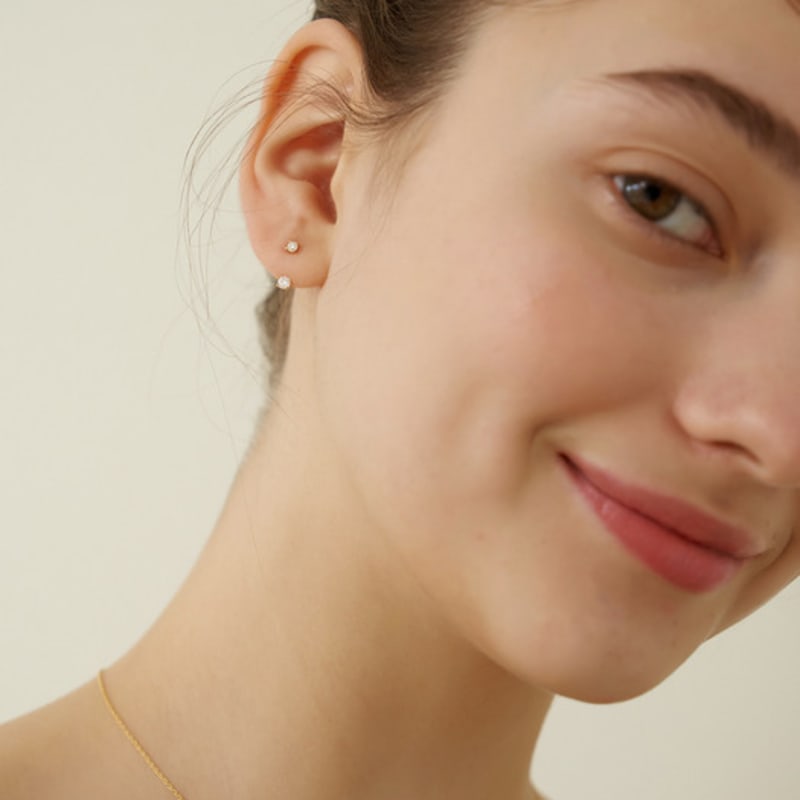 Tatiana (925 Silver) Moissanite Ear Jacket Earrings DE0004