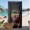Asciugamano da Spiaggia Personalizzato Guns N’ Roses, Stampa il Tuo Nome Testo Asciugamano Leggero Assorbente per Nuoto Viaggio