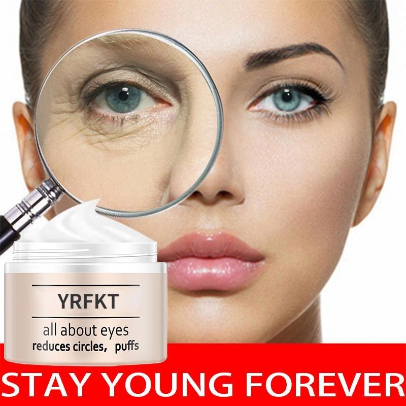 Peptide Anti Wrinkle Black Eye Cream, Serum Gel, Compact Whitening Edema, Eye Care Dark Circle Remover  Eye Cream