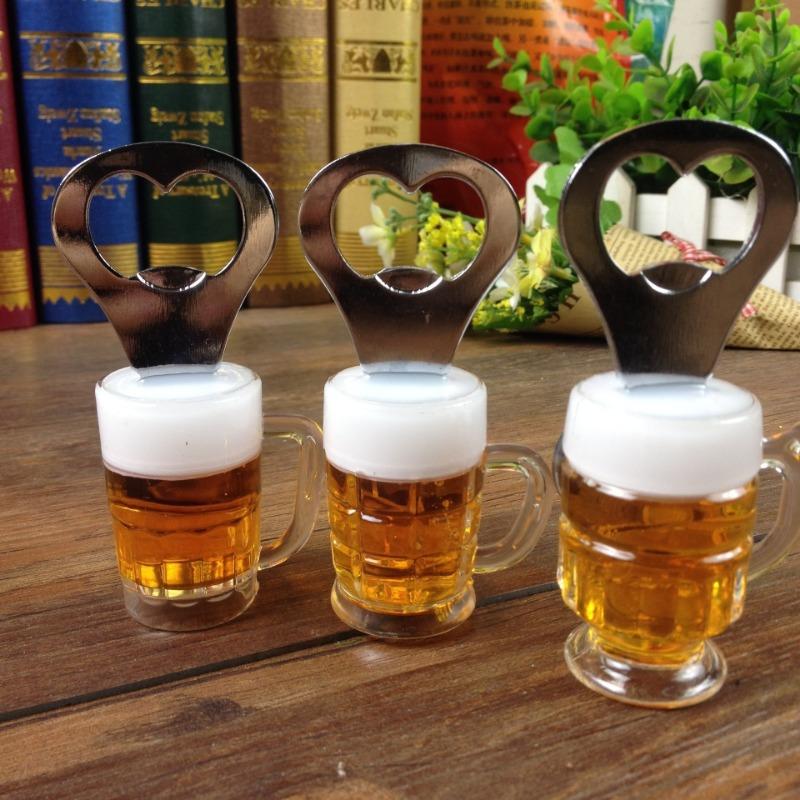 2pcs Men Beer Bottle Opener Magnetic Hanging Bottle Opener Fridge Magnets Funny Gift