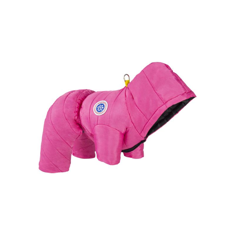 Warm Waterproof Four-Legged Cotton Coat for Small Dogs - Autumn/Winter Style for Teddy, Bichon, and Pomeranian