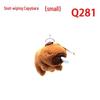 Capybara Wagging Tail Plushie Bracelet Keychain Doll Gift