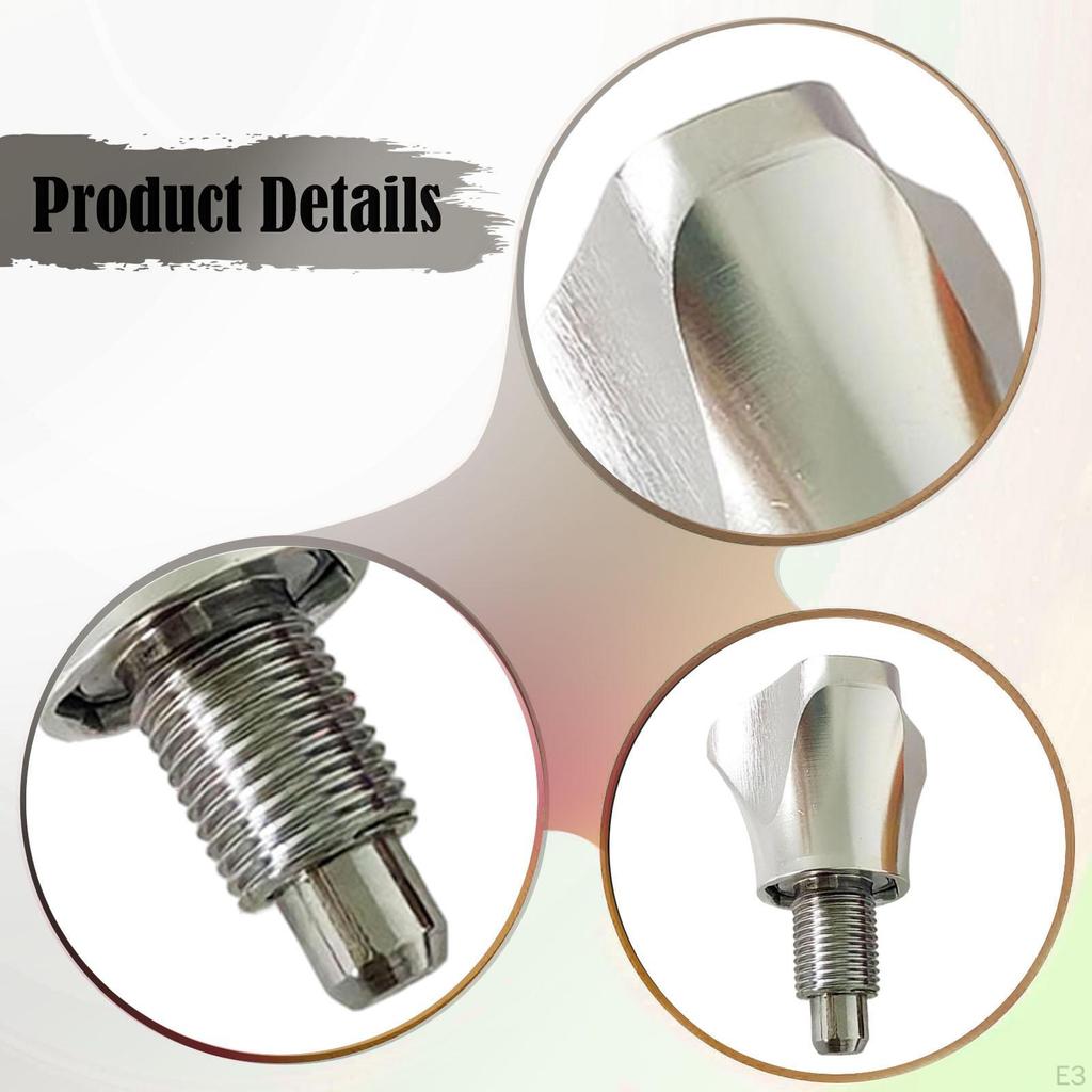 Bike Pull Pin Spring Knob Fitness Equipment Part Easy To Intall Aluminum Alloy Universal Adjustment