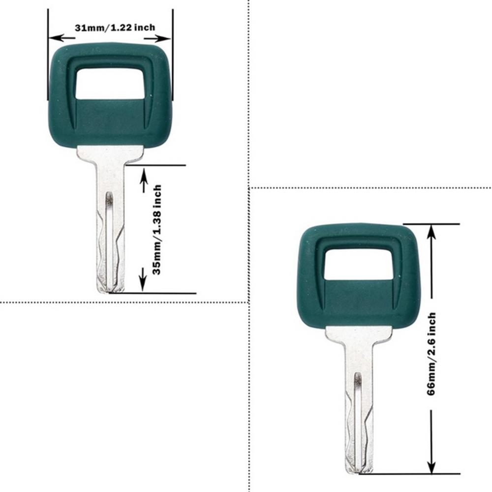 2Pcs 11039228 Ignition Key For Trucks