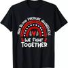 Wir kämpfen zusammen T-Shirt zum Bewusstsein für hohen Blutdruck