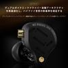 Linsoul KZ Pisces Earphones with Dual Dynamic Enhanced Acoustic Wired No Microphone High-End Hi-Fi Drivers, Structure, Professional-Grade Built-in