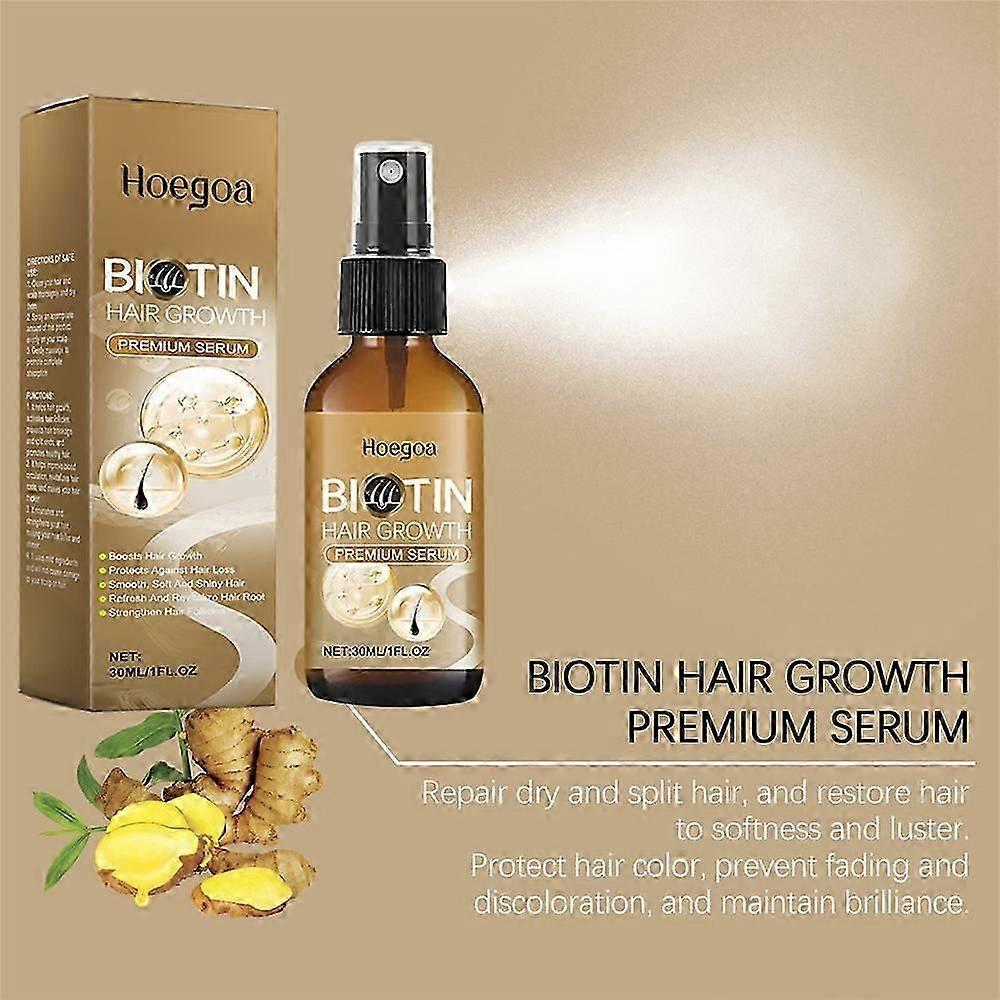 1-3x Hair Growth Spray, Hair Thickening Spray with Biotin, Biotin Hair Growth Serum
