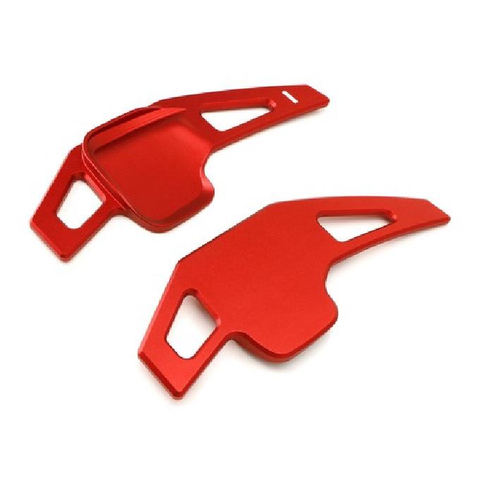 Red Steering Wheel Paddle Shifter Extension Covers For BMW 2 3 4  X1 X4 X5 X6