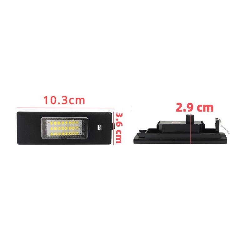 LED License Number Plate Lamp Car Light Luz No Error for BMW 1 Series E81 E87 E63 E64 M6 E85 E86 Z4 F12 F13 F20 K48