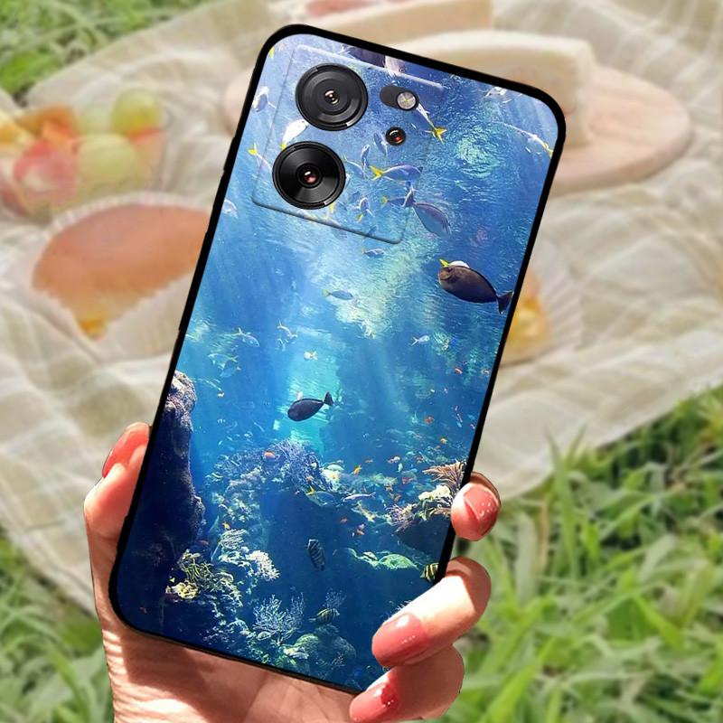 For Xiaomi 13T Pro 5G Case Mi 13 T 5G Cute Tiger Soft Silicone TPU Phone Cover Cases For Xiaomi 13 Capa Mi 13 Pro Bumper Shells