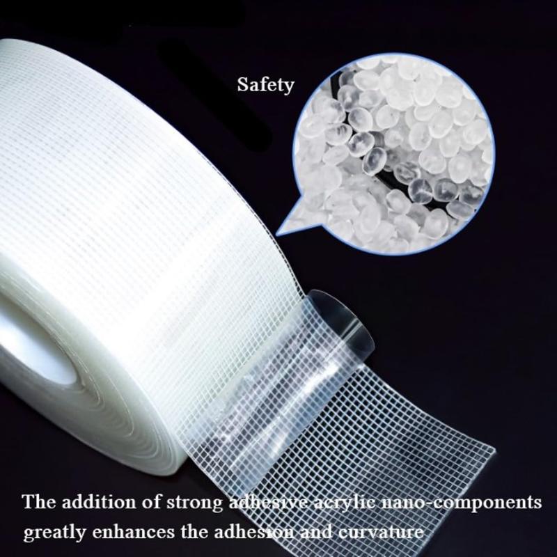 Enhanced 1-Meter Nano Tape – Super Strong Transparent Multi-Functional Tape. Reusable, Ideal For Wall Mounting And Item Organiza