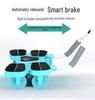 Automatic Rebound Ab Roller: New Four-Wheel Model for Home Belly Slimming & Abs Toning Fitness