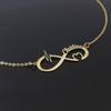 Nextvance Stainless Steel Custom Name Couple Necklaces Personalized Infinity Pendant Pendant Necklace Jewelry Best Friend Giveaway GiftFashion Pendant