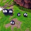 Hayao Miyazaki's Dragon Dust Fairy Strange Little Figurine Moss Micro-landscape Ornament Coal Ball Toy