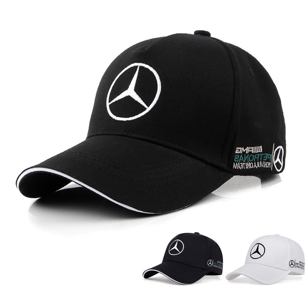 kpsaw9 Hot New Embroidered Car Sport Baseball Adjustable Leisure Cap For Mercedes Benz A C E S G Class GLC GLB GLS CLE CLA Car Sticker