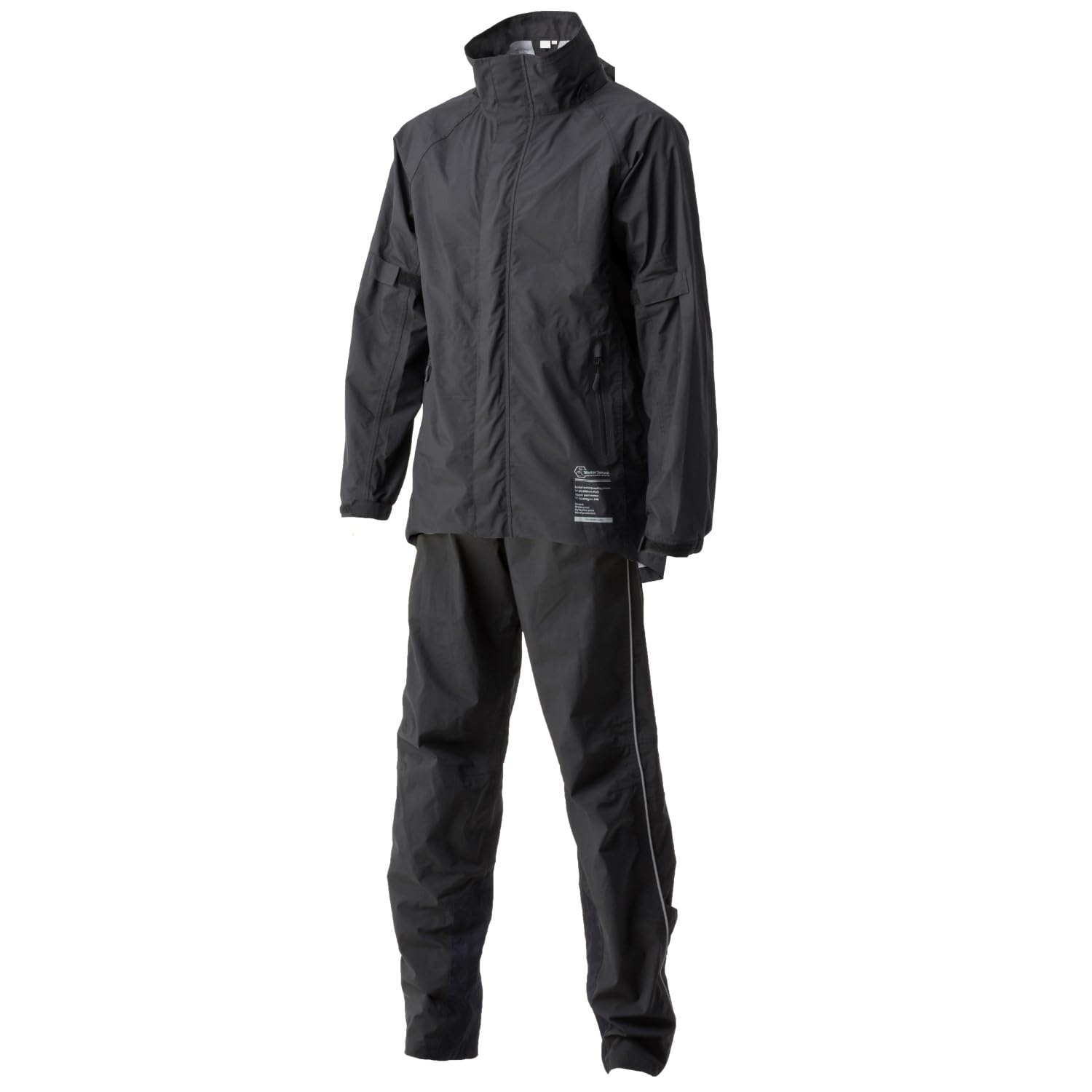 

Yamashiro Motor Samurai Motorcycle Rainwear Rider s Stretch Rain Suit, Black, Size 3L, MSR02