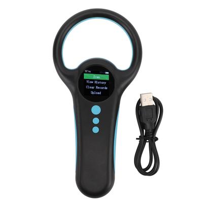 Pet Microchip Reader 134.2K Dual Frequency Chip Pet ID Scanner Rechargeable Handheld Animal Tag