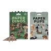 DIY Origami Animal Kit Cute Paper Kitten Origami Set 3D Dog Cat Dinosaur Paper Craft Kit for Teens Adults Stress-Relief Desktop Decoration