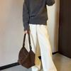 Deer Suede Luxury Mystic Frosted Women's Bag 2026 New Underarm Tote Bag Vintage Single Oulder Crossbody Bag Casual Color