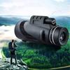 80X100 Optical Lens Zoom Monocular Telescope+Aluminum Alloy Tripod+Phone Clip