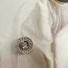 50pcs  Pearl Buttons Nail-free Brooch Scarf Shawl Fixed Magnet Brooch Buckle Button Women Cardigan Clip Buckle Clothes Accessory