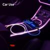 USB to USB C Cable, LED Light Up for Camping,100W Fast Charging, RGB Breathing Charger Cord for iPhone 16 15 Galaxy S10 S10+, LG V30, and More