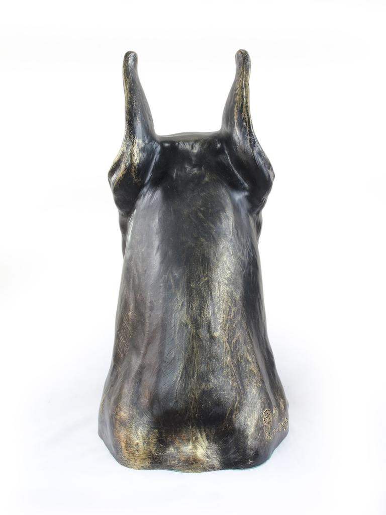 Doberman, Dobermann - Popiersie Psa, Duża Głowa Psa Do Ogrodu, Unikatowa Ozdoba Salonu Marki Art-Dog