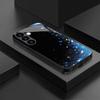 Custodia in vetro temperato con stella blu per telefono adatta per Samsung Galaxy S26 S25 S24 S23 S22 S20 FE/Ultra/Plus cover posteriore anti caduta