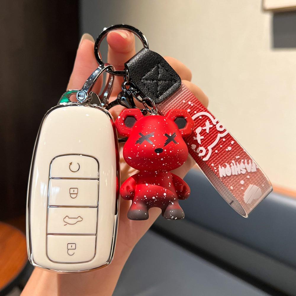 For Chery Tiggo 8 Plus Key Cover Case for Tiggo 8 Pro 7 Plus Kunpeng E+ Arrizo 5 Car Keys Protective Shell