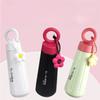 450ml 316 Stainless Steel Insulated Bottle Creative Petal Water Cup Cute and Portable Sports Handle Goddess Thermos Bottle