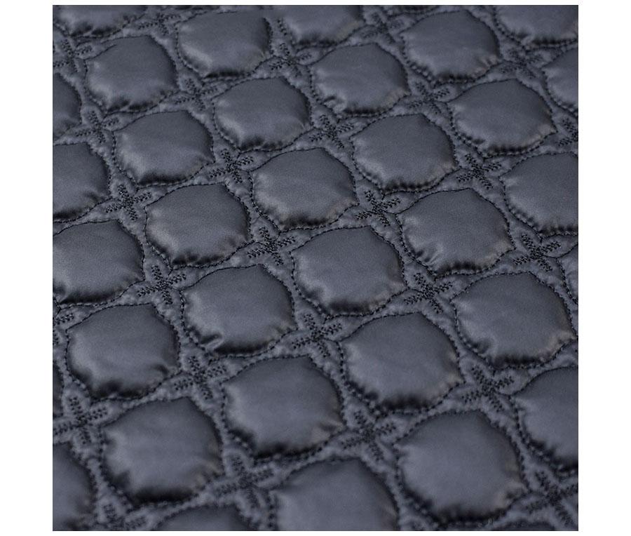 135x100cm Autumn and Winter Quilted Cotton Fabric,Black Making Padded Jacket Coat Lining Girls' Cute Quilted Cotton Cloth