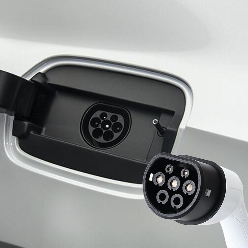 32A Type 2 EV Charger Plug 1Phase 7KW IEC 62196 Socket Electric Car Charging Gun Head Copper Alloy Silver Plating IP55